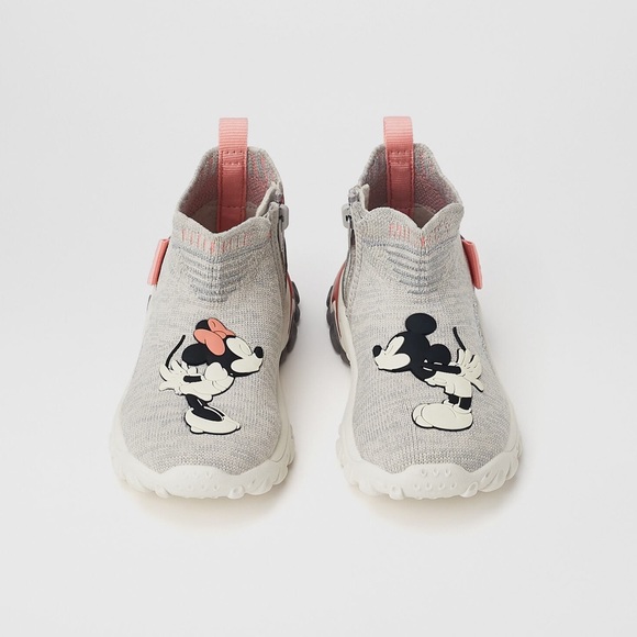 Zara kids Disney sock style high tops NWT - Picture 2 of 7